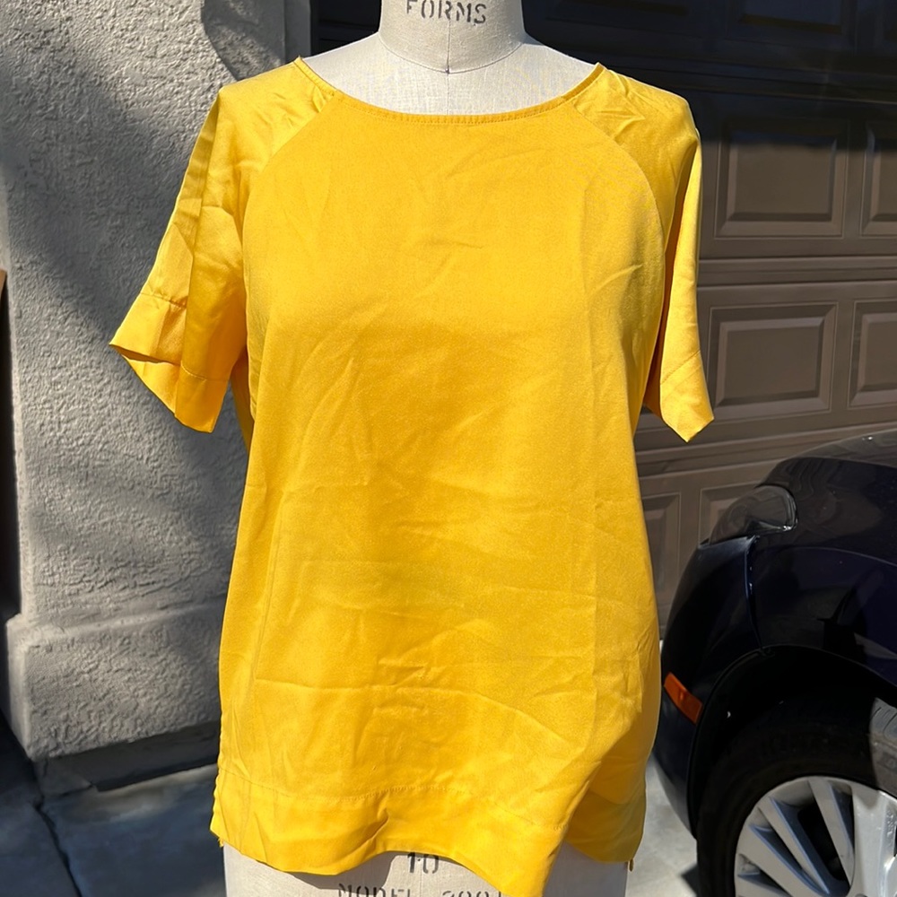 Yellow gold blouse